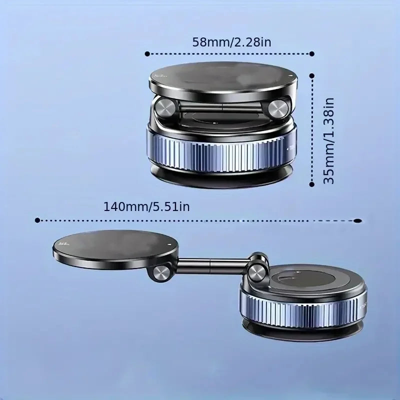 Vacuum magnetic phone holder (MagSafe compatible)