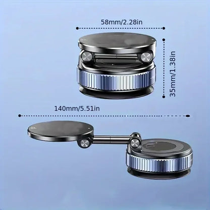 Vacuum magnetic phone holder (MagSafe compatible)