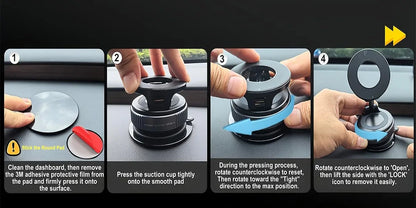 Vacuum magnetic phone holder (MagSafe compatible)