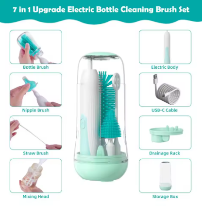 Electric Baby Bottle Brush Cleaner